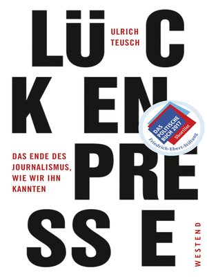cover image of Lückenpresse